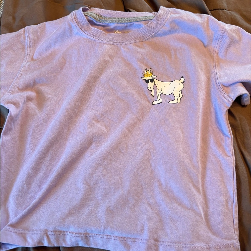 Kids Purple Graphic T-Shirt